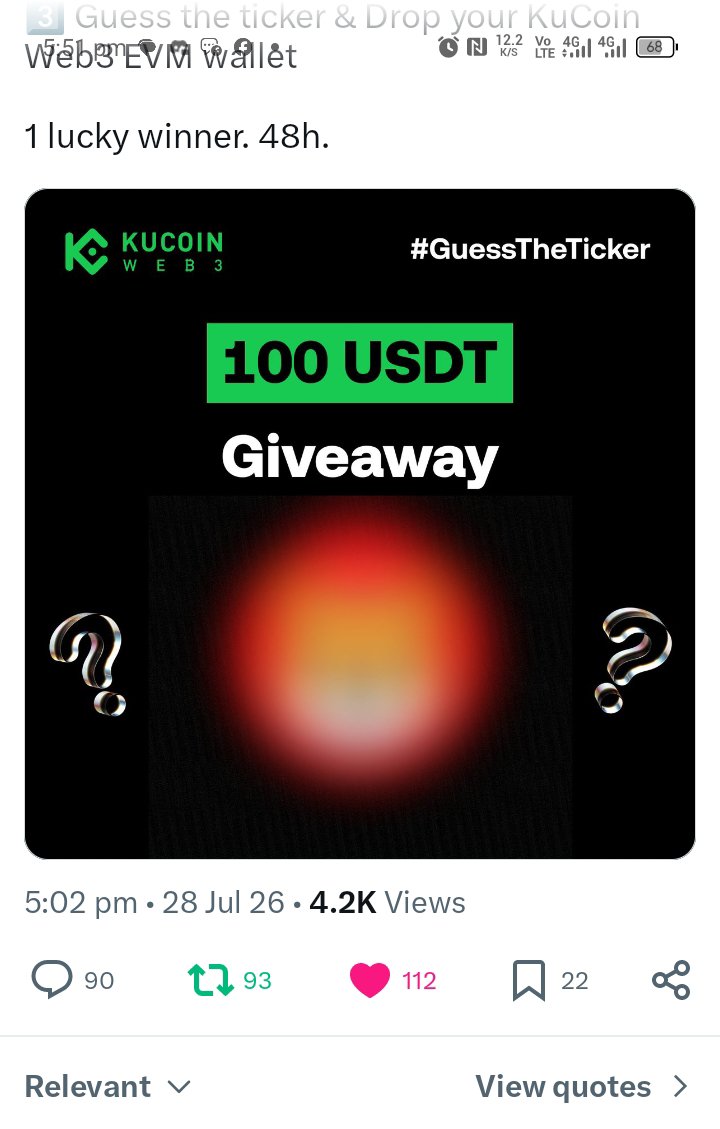 Shariq3x's tweet photo. @KuCoin_Web3 ✅ followed @KuCoin_Web3 

✅ Liked&amp; RT 

@khan_sefan20128 
@JaMorant
@davido 
My guess it's $SHIB 

MY KUCOIN WEB3 EVM WALLET 

0x63045d4Dbc9A6c0d57BD60aCF87CcdcEca50549f https://t.co/IDLeoS3MHT