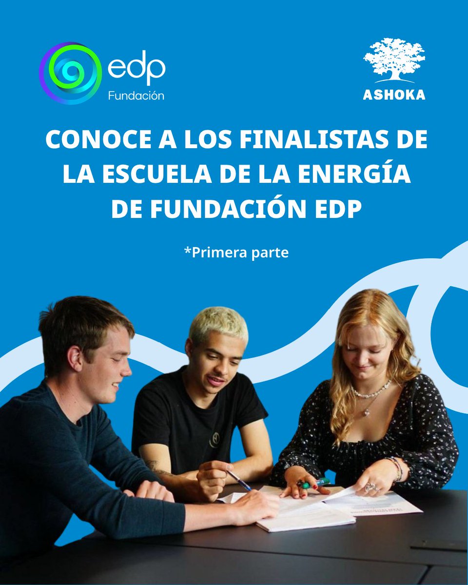 AshokaSpain's tweet photo. 🎓 ¡Ya tenemos a los y las finalistas de la #EscuelaDeLaEnergía, un programa de Fundación EDP con la colaboración de Ashoka!

De +30 proyectos, 10 equipos han sido seleccionados para esta nueva edición.

En este carrusel presentamos la primera parte de los proyectos finalistas. https://t.co/ZtSKG0Wjb3