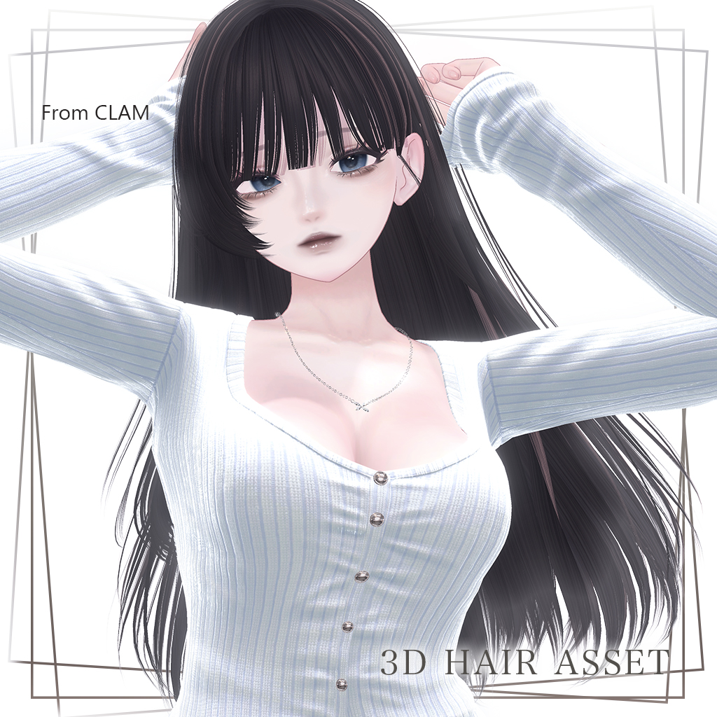 clam3d's tweet photo. 新作髪型発売‼️
■ ━━━━━━━━━ ■
 　 レイヤーロングヘア
 　　　プレゼント
■ ━━━━━━━━━ ■

💙抽選で3名様にプレゼント💙
BOOTHスキ数100につき1名追加

https://t.co/Cj2PAEFscP

この投稿をRP
アカウント をフォロー
@clam3d

応募期間 8/1(土) 23:59時まで

#VRChat #CLAM55 https://t.co/FdvRun7X7U