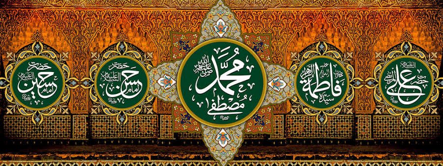 ravian_dani's tweet photo. Panjtan Pak means "The Five Pure Ones" in Islamic terminology. They are also known as Ahl al-Kisā' or Āl al-ʿabā.

Who Are They?
The Panjtan Pak consist of five specific, highly revered members of the immediate household (Ahl al-Bayt) of the Prophet Muhammad.

Prophet Muhammad ﷺ (The final Messenger of Islam)

Hazrat Ali (AS), ibn Abi Talib, the cousin and son-in-law of the Prophet, and the fourth calipha.

Hazrat Fatima tuz-Zahra (RA) (Daughter of the Prophet Muhammad and wife of Hazrat Ali).

Hazrat Imam Hasan (AS): The eldest grandson of the Prophet.

Hazrat Imam Hussain (AS): The younger grandson of the Prophet.