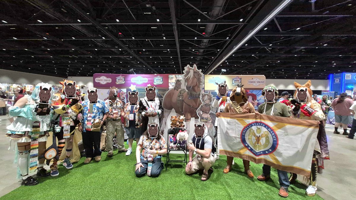 Sir_Racc's tweet photo. An Umazing time in the Umarmy during the OffKai weekend!

It was really fun to have met many fellow Umarmy members, and having the most fun in quite a long time.

Most of all, thank you again @/UmariTomoe for being my inspiration/motivator to continue my art endeavors! https://t.co/OX7w9PkOnE