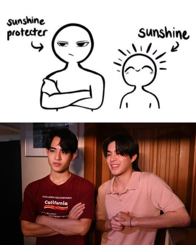 BarcodeKin_TH's tweet photo. มีมนี้ถูกต้องที่สุดเลย ✅️
Sunshine Protecter and his sunshine ( 😎😊 )

#YouManiacSeriesQ26
#YouManiacSeries 
#BarcodeKin https://t.co/Mz3mCFEsxK