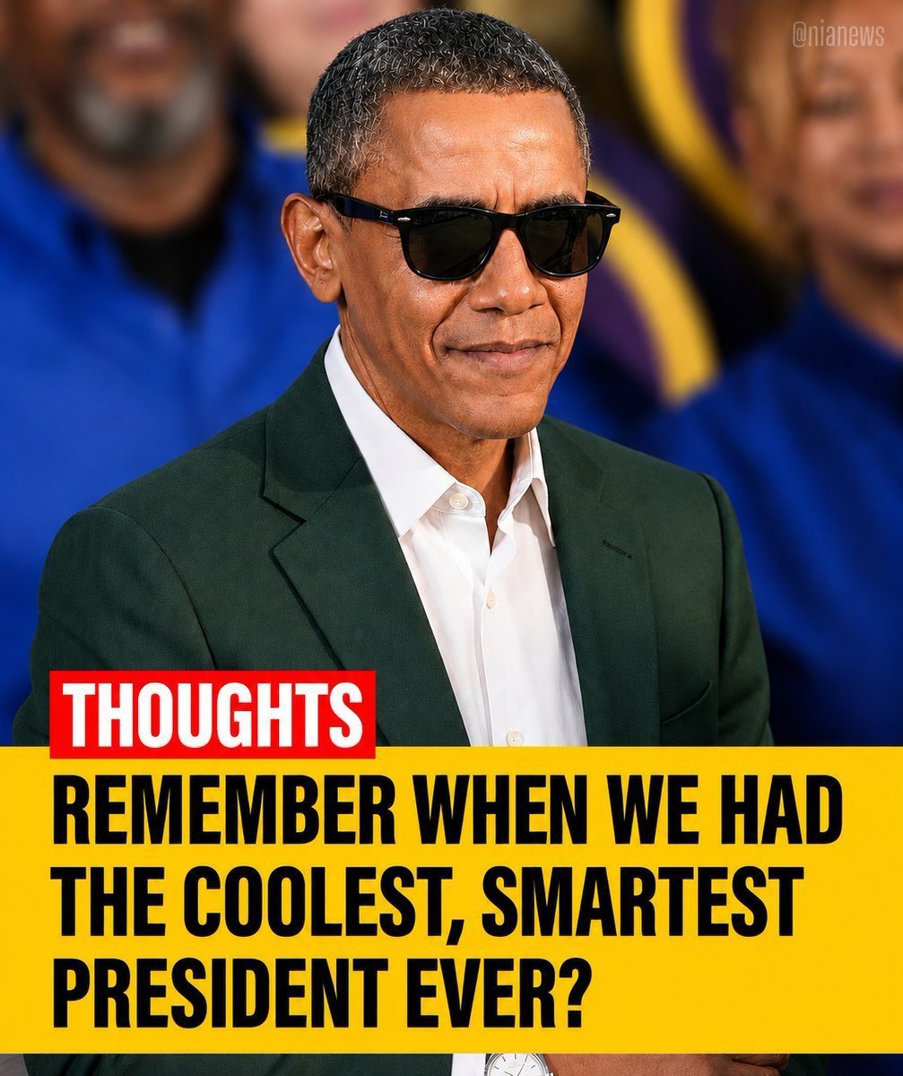 PoliticsARC's tweet photo. Barack Obama-The coolest, smartest President ever🇺🇸!

Do you agree with this?
🅰️Yes
🅱️No
Share your thoughts on this! https://t.co/ahl0VGiLZD