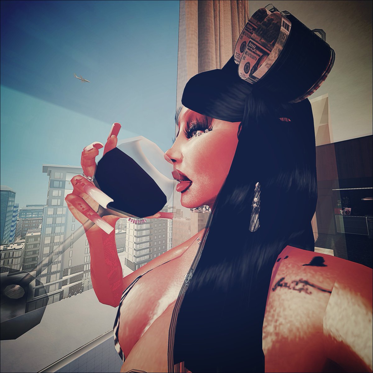 onmysims's tweet photo. penthouse view❄️🌇

#ts4 https://t.co/dHkTPJjOaU