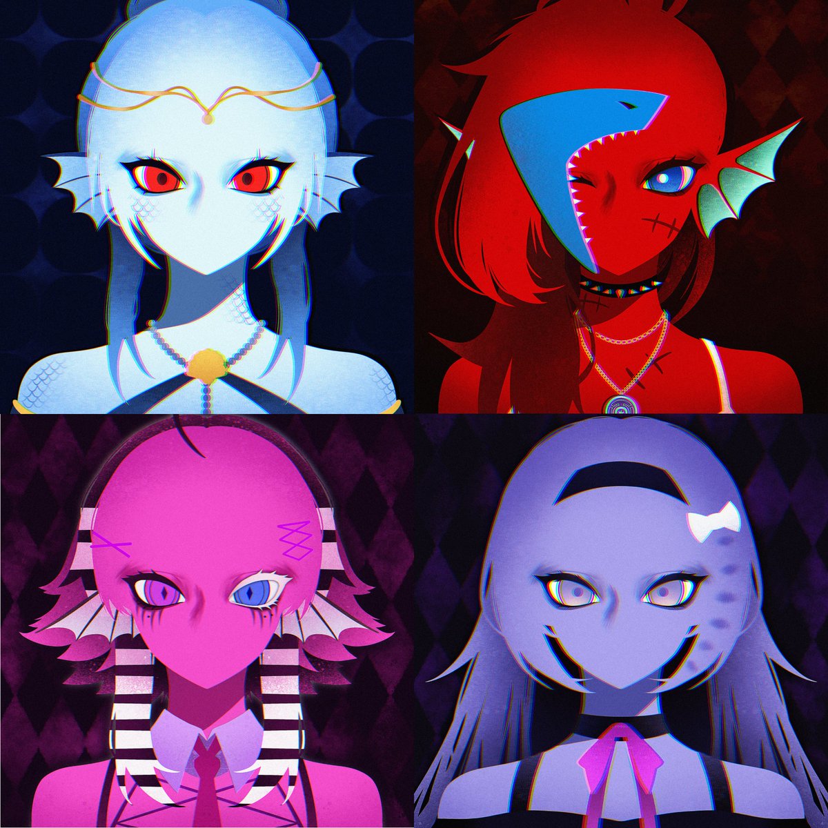 VReefGroup's tweet photo. 𓂃𓂁𓂃 VREEF MEMBER FOUR 𓂃𓂁𓂃

Welcome @CaitlinSharkVT to Vreef. Cait is our local tomboy thresher shark which means one thing-she will headbutt you if you mouth off. 

 Swim into her stream to enjoy a variety of games, yapping about life and audhd teaching lessons. https://t.co/5S9HftG7it