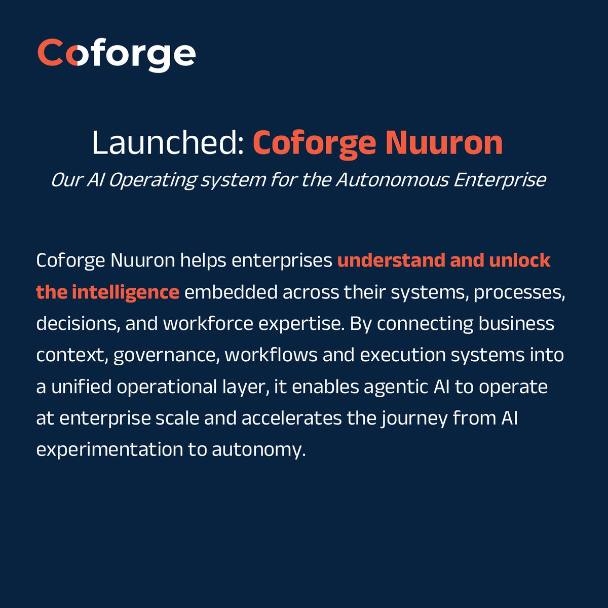 Coforge_Tech's tweet photo. https://t.co/2OGqJ4H0mR