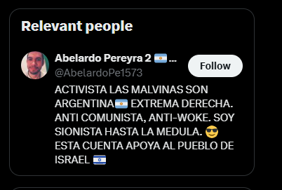 threezss's tweet photo. apoyas un genocidio y no te decides con las discapacidades, sali a tocar cesped. 

Eres una desgracia para el pais y no aportas nada bueno si tanto amas a israel ve ahi. https://t.co/ZMz7Jj13xn