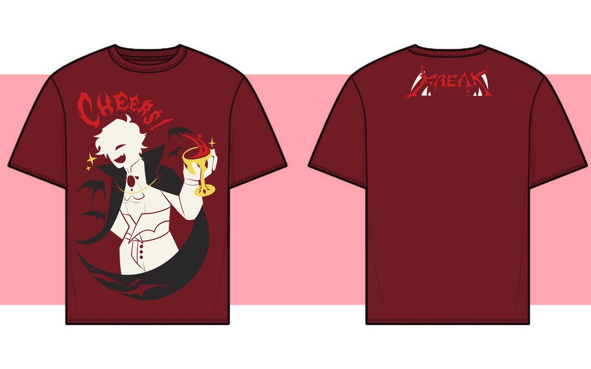 bloozki's tweet photo. mark dracula: no dont turn me into a t shirt design
evil vin: no stupid muahaha
#freakshowmcrp #rexiipher #merchdesign https://t.co/CRcgUpCbhv