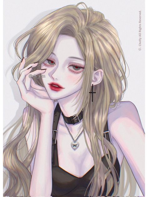luisramonls's tweet photo. Anime-inspired digital portrait soft tones meet bold accessories for a goth-chic vibe
pWIg https://t.co/c70IT34Mqm