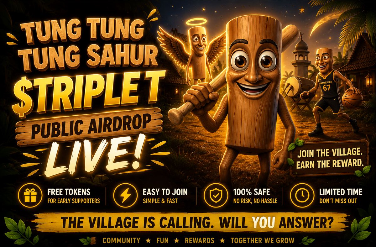 _BowB4M3's tweet photo. 🎯 Time to discover something new. 

 Join Tung Tung Tung Sahur as it drives the $TripleT crypto token in a memecoin airdrop. ➡️ https://t.co/Jh291tAvNY 

 #SOLANA $SOL $BegFi https://t.co/GoV1h2Qbif