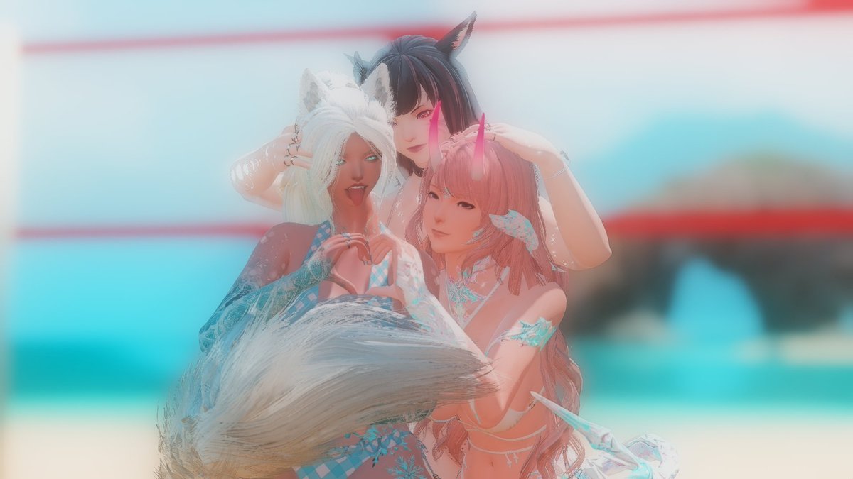 Radiant_Ocean's tweet photo. Time to stop being lazy and actually get my back log up. Something cute i did with my girlfriends~ @LewdminiaXIV and @IsNotSoInnocent 
It's a big set, so not sure how many pages it will be~ https://t.co/yjpi0YoGKN