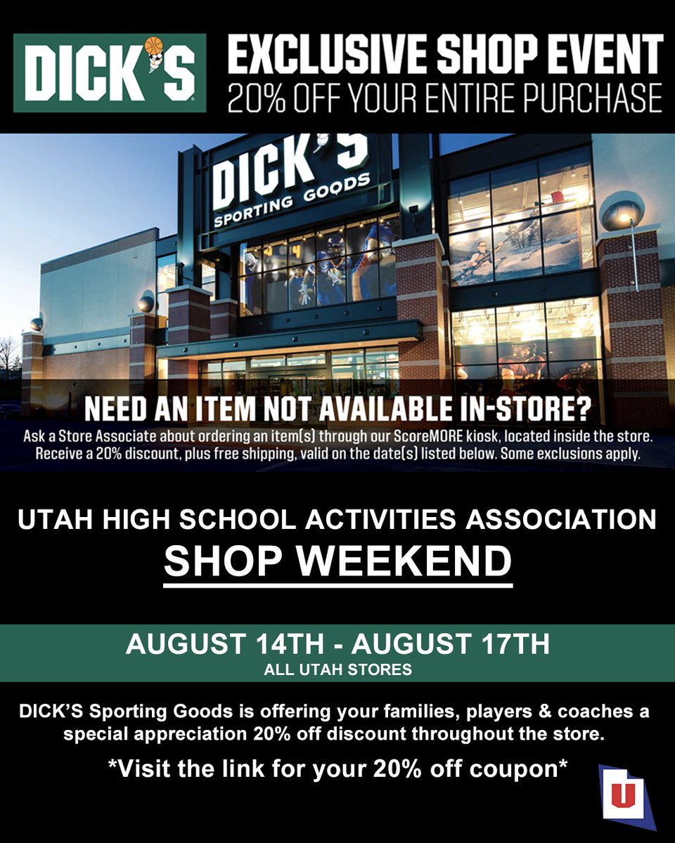 UHSAAinfo's tweet photo. ‼️ONE WEEK FROM TODAY‼️ Friday, August 14th - Monday, August 17th

https://t.co/gkbEJYS0Y2 https://t.co/5lgUBt0OGp