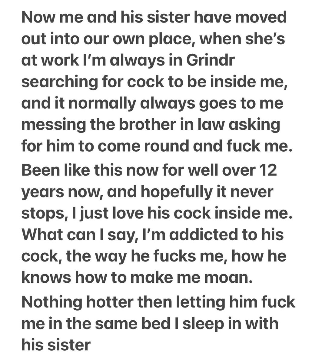 goodboy4daddy2's tweet photo. THE BROTHERLY LOVE CONFESSIONS CONTINUE! 🚨

It’s always wonderful when two brother-in-laws can get along well with each other. I’m sure his wife and lover’s sister is thrilled they get along so well… but she doesn’t know HOW well. 

#gaytaboo #cumdump #ConfessionTime https://t.co/7P7KUruGJG