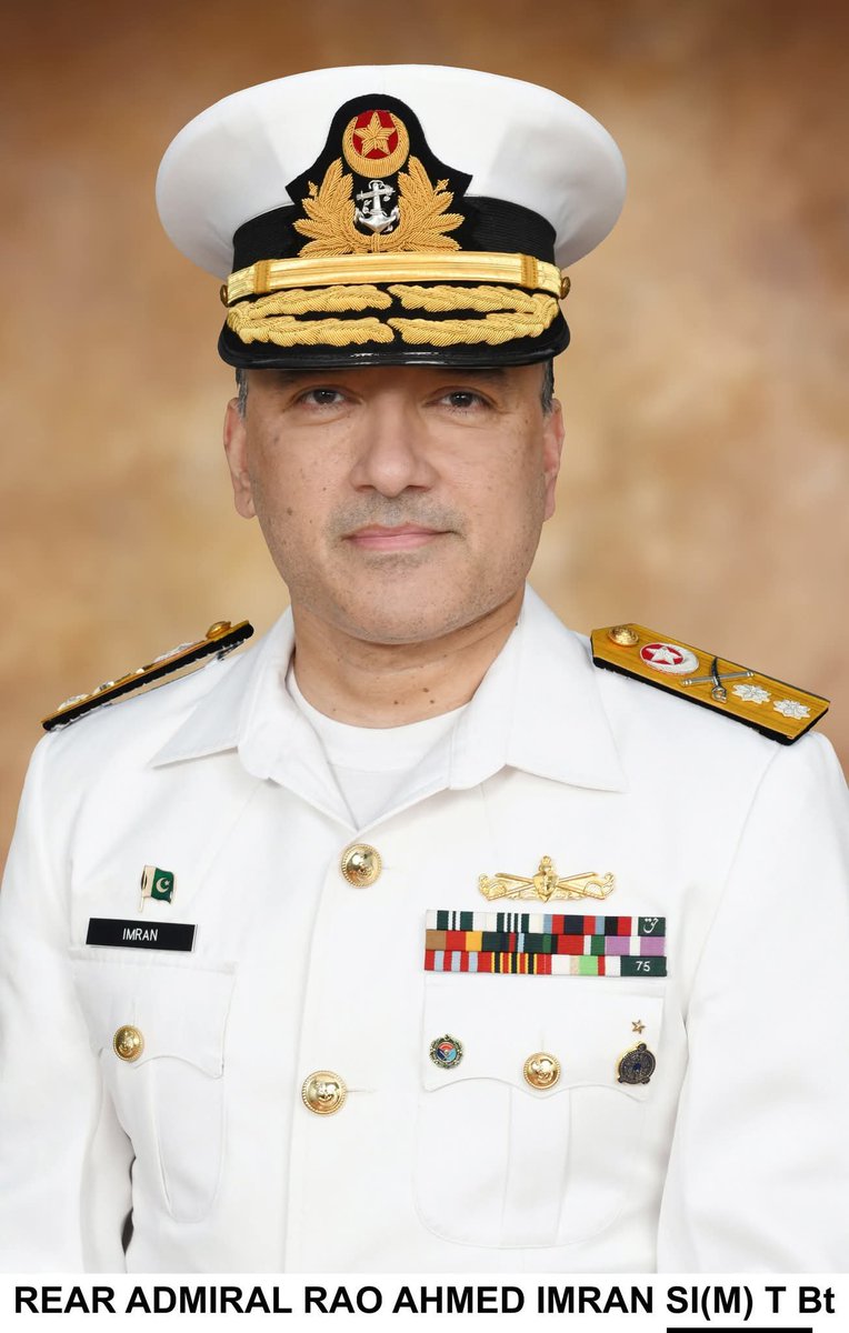 miankhuramwatto's tweet photo. FOUR #PAKISTANNAVY COMMODORES PROMOTED TO THE RANK OF REAR ADMIRAL
Commodore Tasawar Iqbal, Commodore Muhammad Umair, Commodore Shahid Wasif, and Commodore Rao Ahmed Imran Anwar of #Pakistan Navy have been promoted to the rank of Rear Admiral.
https://t.co/5XwiaWnrBF
#PakNavy https://t.co/2gRUgXnZEE