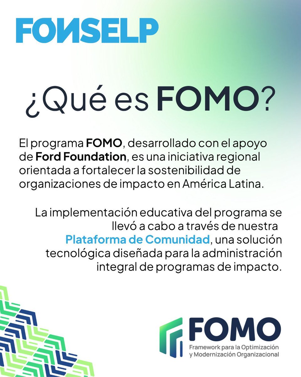 FonselpC's tweet photo. Fonselp acompaña al programa FOMO 

Nos alegra ser parte del programa FOMO, poniendo a disposición la Plataforma de Comunidad para centralizar la experiencia formativa de sus participantes. 

🚀 Si quieres tener tu propia plataforma ingresa a: https://t.co/E8YvnDHi8j https://t.co/8FwNanaJVj