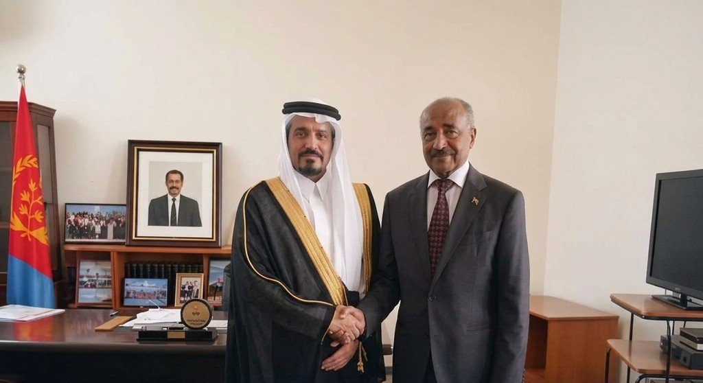 AndebrhanHintsa's tweet photo. New development:- The Minister of Foreign Affairs of #Eritrea, #Osman_Saleh, received a message from the Ministry of Foreign Affairs of the Kingdom of #SaudiArabia, conveyed by the Ambassador of the Kingdom of Saudi Arabia to Eritrea, Ambassador Mushaal bin Hamdan Al‑Ruqai. https://t.co/S2BCgClN4A