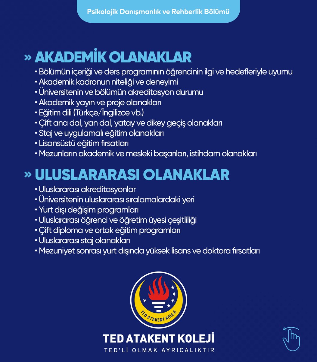 TEDBahcesehir's tweet photo. YKS tercih dönemi başlıyor!

29 Temmuz - 10 Ağustos 2026 tarihleri arasında üniversite tercih işlemleri gerçekleştirilecektir. https://t.co/fAaptoZlTH