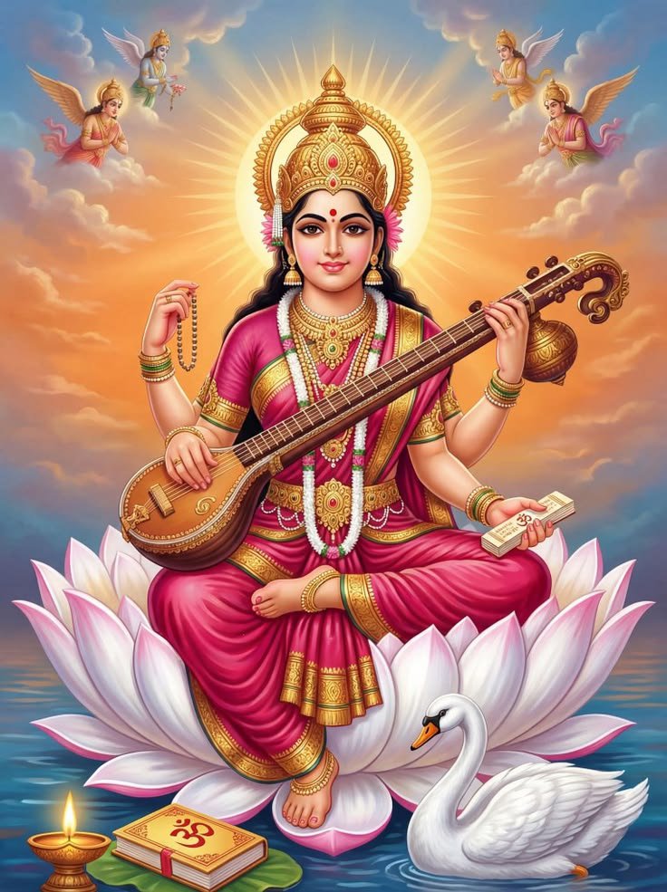 Rituverma51's tweet photo. हे मां सरस्वती हमें ज्ञान का प्रसाद प्रदान करना 🙏 https://t.co/TBwUDkB9x2