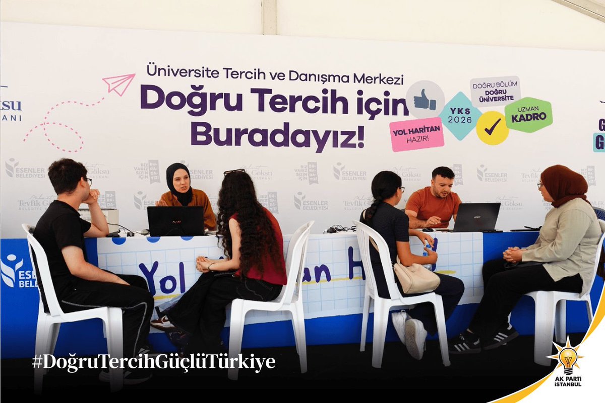 nevzatyucetr's tweet photo. Genç arkadaşlarımızın hayallerini, hedeflerini ve geleceğini önemsiyoruz.

Tercih döneminde uzman mentörlerimizle genç arkadaşlarımızın yanında oluyor, doğru tercih yapmaları için onlara rehberlik ediyoruz.💙

Çünkü güçlü bir Türkiye, doğru tercih yapan ve iyi yetişen gençlerle yükselir.🇹🇷

#DoğruTercihGüçlüTürkiye
