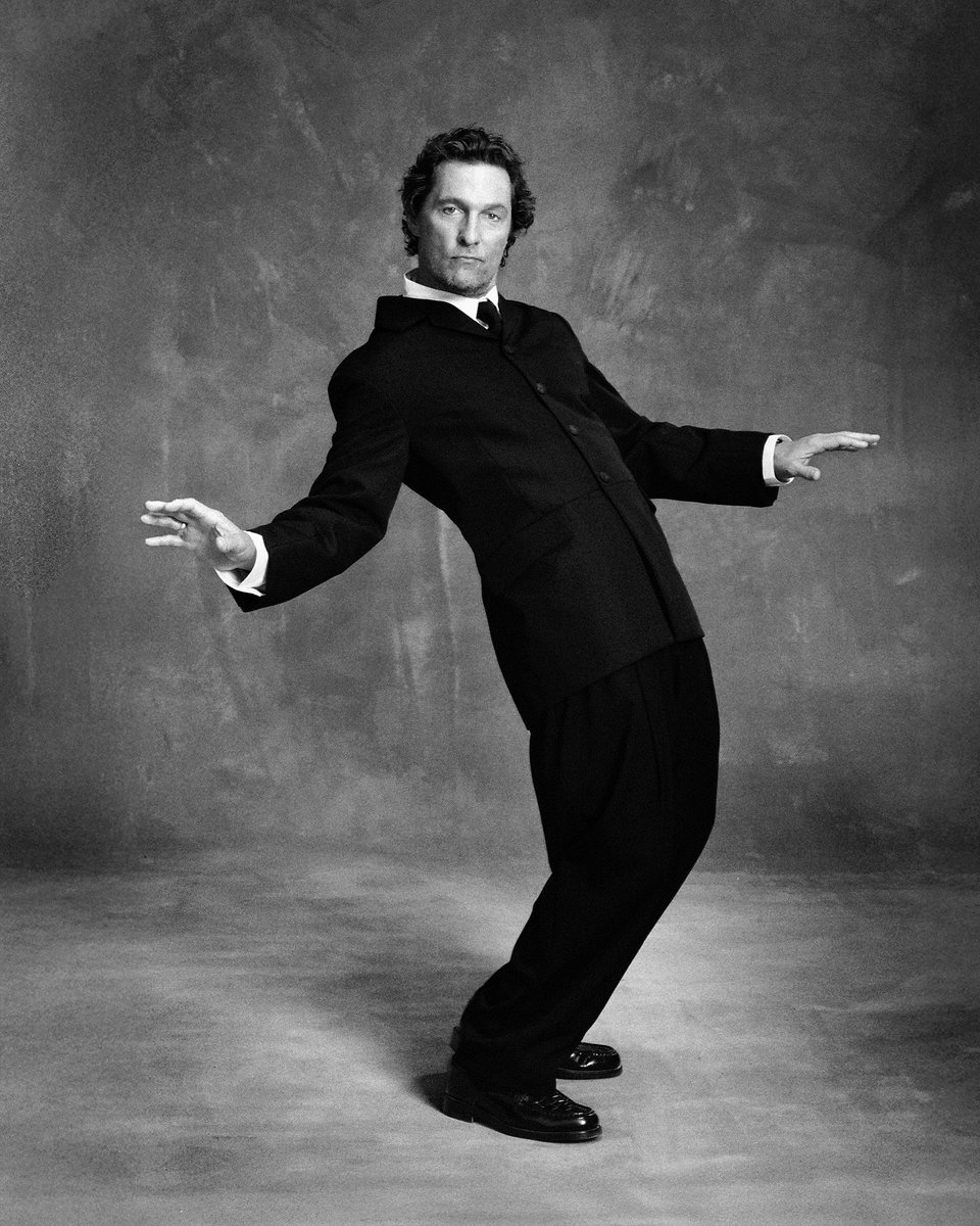 4AAAAart's tweet photo. Matthew McConaughey on the cover of Man About Town magazine's Autumn/Winter 2025 issue*

Wearing Jacquemus and photographed by Max Montgomery. https://t.co/cpLQoxnZzz