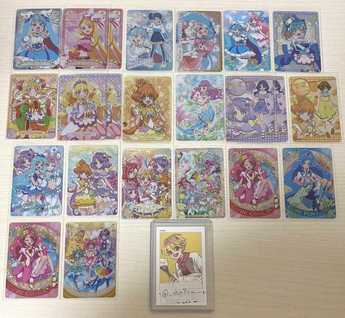 _shin8su_'s tweet photo. プリキュア ウエハース 交換

譲)画像1.2.3枚目(青線は開封済みですがスリーブに入れて保管していました。)

求)画像4枚目
👑はレートの方もある為、複数枚でのお取引可能です。その他も複数枚でのお取引可能です🙆‍♀️

郵送にて交換📮
お気軽にお声掛け下さい🍀 https://t.co/5apwkVAEEg