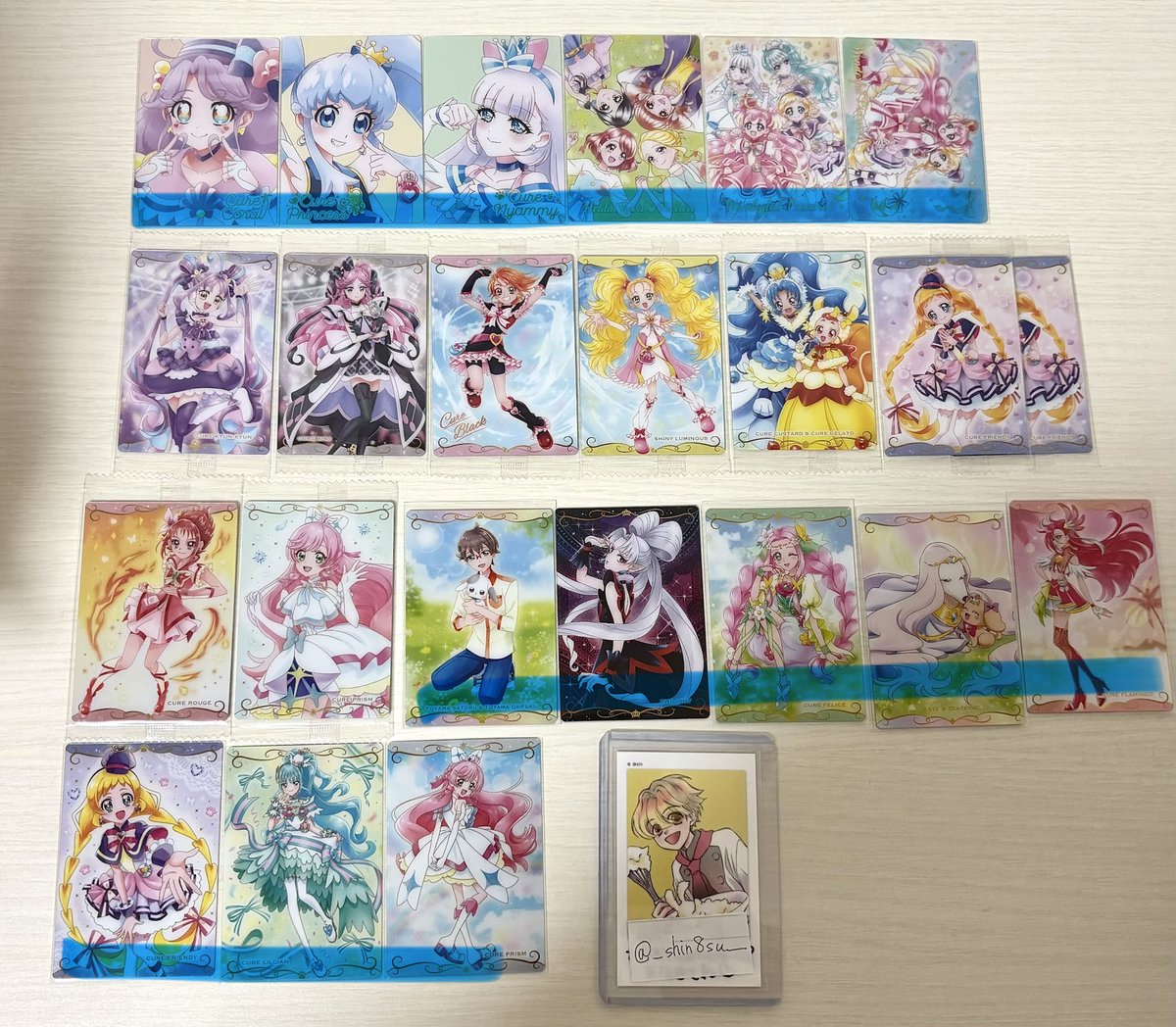 _shin8su_'s tweet photo. プリキュア ウエハース 交換

譲)画像1.2.3枚目(青線は開封済みですがスリーブに入れて保管していました。)

求)画像4枚目
👑はレートの方もある為、複数枚でのお取引可能です。その他も複数枚でのお取引可能です🙆‍♀️

郵送にて交換📮
お気軽にお声掛け下さい🍀 https://t.co/5apwkVAEEg