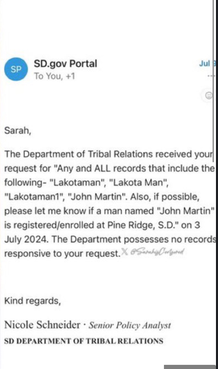 Bubbazlitoz's tweet photo. @LakotaMan1 Cool story.
Still pretending to be a Native tho?
I guess after all these years there's no way for you to back out of this grift huh https://t.co/jmQJWsB0SU