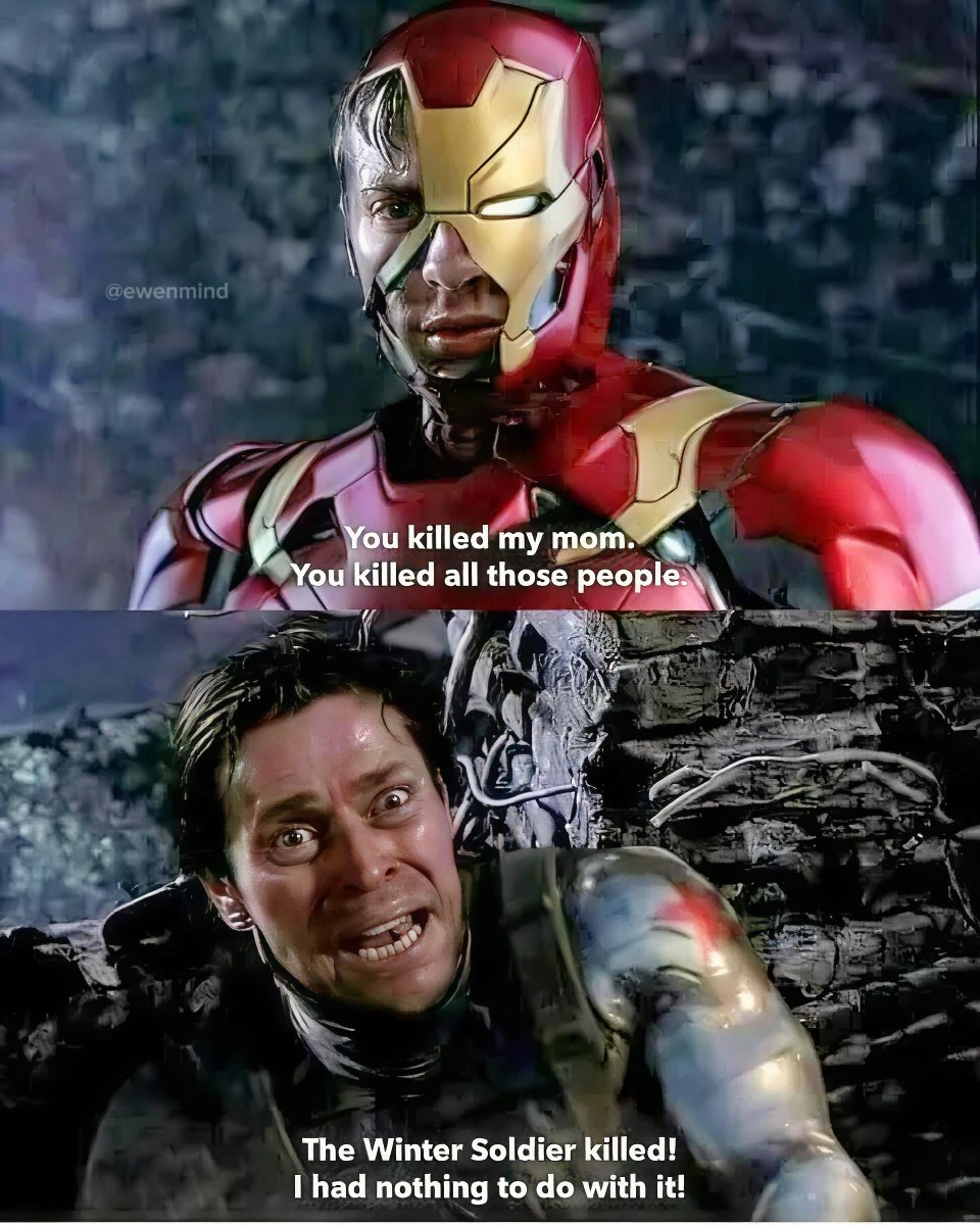 ewenmind's tweet photo. Tony Stark would've gone to prison if anything had happened to Bucky. https://t.co/PSuzp7zyRG