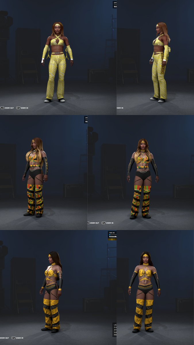 BGwomenwrestlin's tweet photo. @amisylle WP! #Queenaminata recent attire's pack coming soon in #wwe2k26. You can download my #CAW though.
#wwe2k26
#Queenaminata
#CAWMMUNITY
#AEW
#ROH https://t.co/4WhvYoMtGa