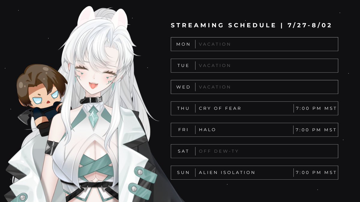 dewleiv's tweet photo. https://t.co/itFXV03Fd0
#vtuber #twitch #live #schedule https://t.co/huaGL0nR9L