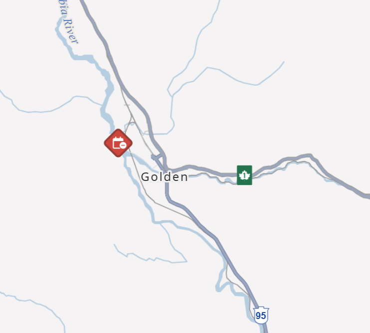 DriveBC's tweet photo. ⛔️HEADS UP #KickingHorseDr - Dogtooth Bridge will be closing at 10:00pm for overnight maintenance.
It will be open briefly at the top of every other hour starting at midnight to let traffic through.
#GoldenBC
ℹ️https://t.co/n1oPCvWdKc https://t.co/SCbMQE6eaQ