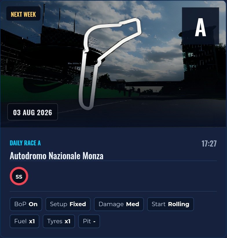 HungaryRace's tweet photo. GT7 New Daily Races
(3/8/2026)

Starting today, lap analysis for all drivers is available for every event.

The rival comparison feature has also been enabled in the Profile menu.

Cheers ✅️

https://t.co/Mh6z2BCsDF https://t.co/pFgG0md4EC