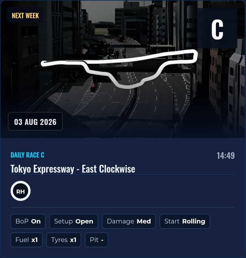 HungaryRace's tweet photo. GT7 New Daily Races
(3/8/2026)

Starting today, lap analysis for all drivers is available for every event.

The rival comparison feature has also been enabled in the Profile menu.

Cheers ✅️

https://t.co/Mh6z2BCsDF https://t.co/pFgG0md4EC