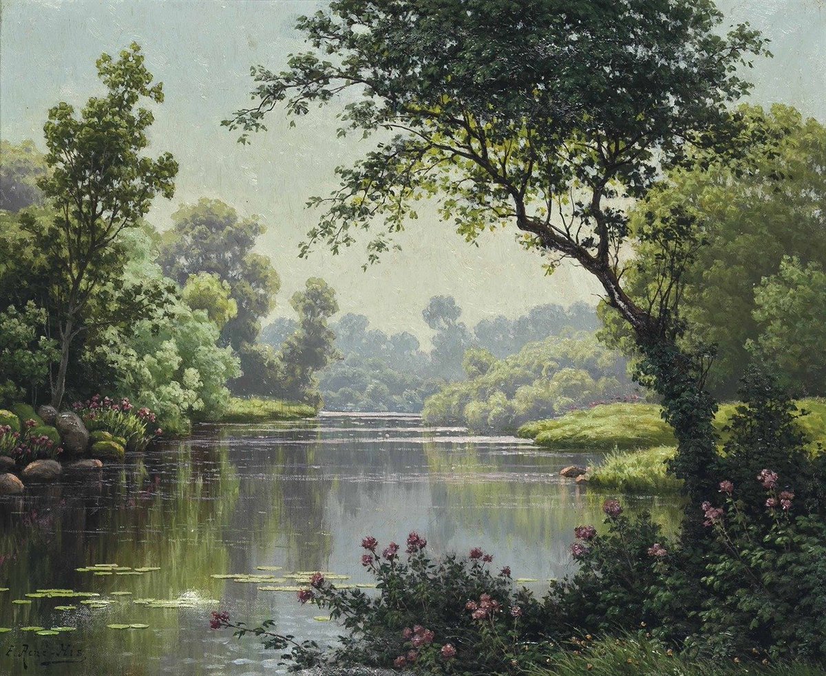 elemmiressoul's tweet photo. "Le trou d'eau tranquille"
—René Charles Edmond His https://t.co/fdVXHt8SMl