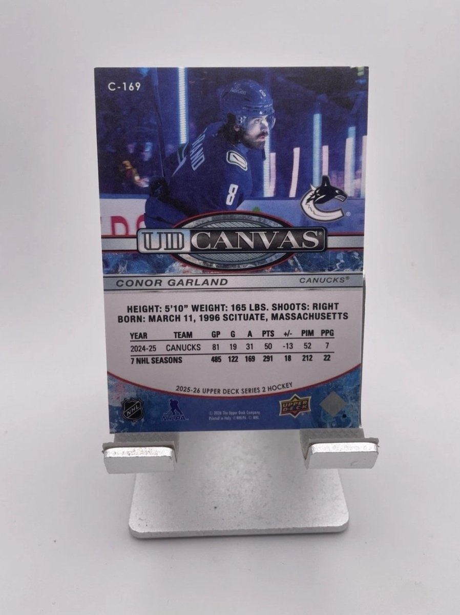 hronekxpetey's tweet photo. #Canucks Nation, I need your help. 👀 

Does ANYONE know where I could track down this Conor Garland UD Canvas card? 

That's literally me in the Quinn jersey in the background, and the one I ordered on ebay never arrived, and I'm dying to get my hands on this card. 😩🙏🏻 https://t.co/n3O2ALZ87C