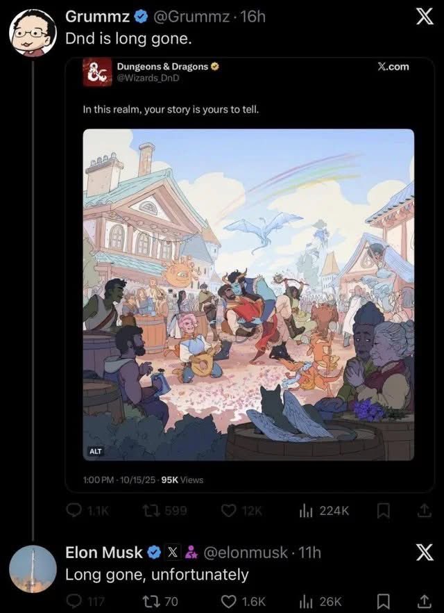 ratbitebaby's tweet photo. it’s so funny people like this act like DND hasn’t always been for theatre kid types https://t.co/IwkVXKW7YS