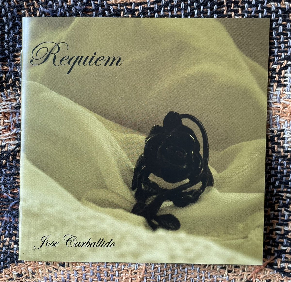 AnAlbumADay1's tweet photo. #2243: Requiem (2010) Sadly, I have no Spanish (or German for the parts sung by Death). A Prog Opera, the sheer ambition here is magnificent. The band is supplemented by a choir and I particularly like the flute. A man’s wife dies, he’s left behind. It’s rich, gothic, huge. 2CDs. https://t.co/7ZDXh0qsZM
