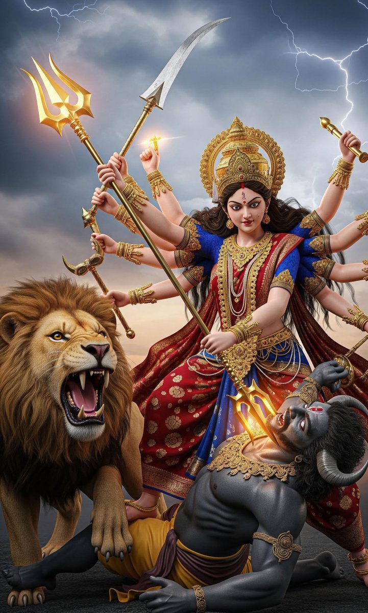 gdsharma109's tweet photo. 🚩🚩🚩🚩🚩🚩🚩
#जय_माता_दी 🔱
 जय महिषासुर मर्दिनी 🌸🙏🏼🌸 https://t.co/491WoCIT1k
