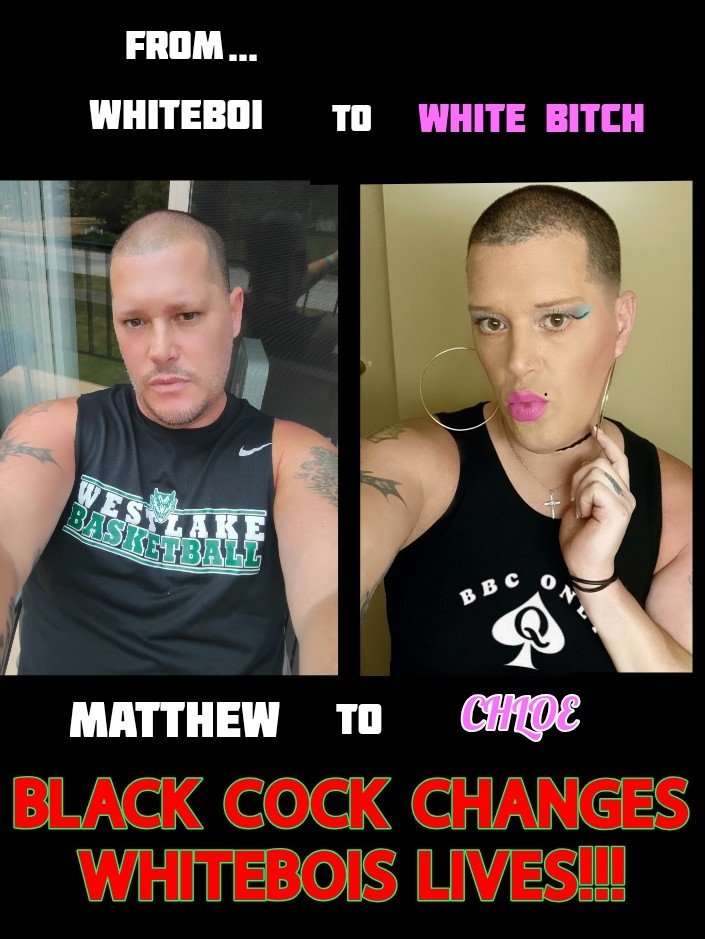 SissyBimbo23's tweet photo. Look what happened to me ..a pathetic whiteboi #feminization #sissy #bbc #qos #femboy #transformation #bimbo #blacked #BNWO #defeated #whiteboy https://t.co/UEcUp8SiaO