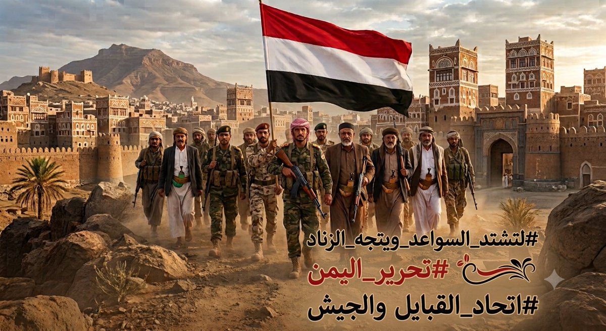 batolmohmad07's tweet photo. لم يعدفي الوقت متسع معركتنا معركة وجود واستعادةوطن لن تُستعاد صنعاءإلابتلاحم سواعدرجال القبائل الشرفاءمع أبطال الجيش الوطني وكافةالقوى الوطنيةفي صف واحدحانت لحظةالحسم لتطهيراليمن من المليشيات الحوثية...
#لتشتد_السواعد_ويتجه_الزناد
#تحرير_اليمن #اتحاد_القبايل_والجيش https://t.co/YOaq77EoEf