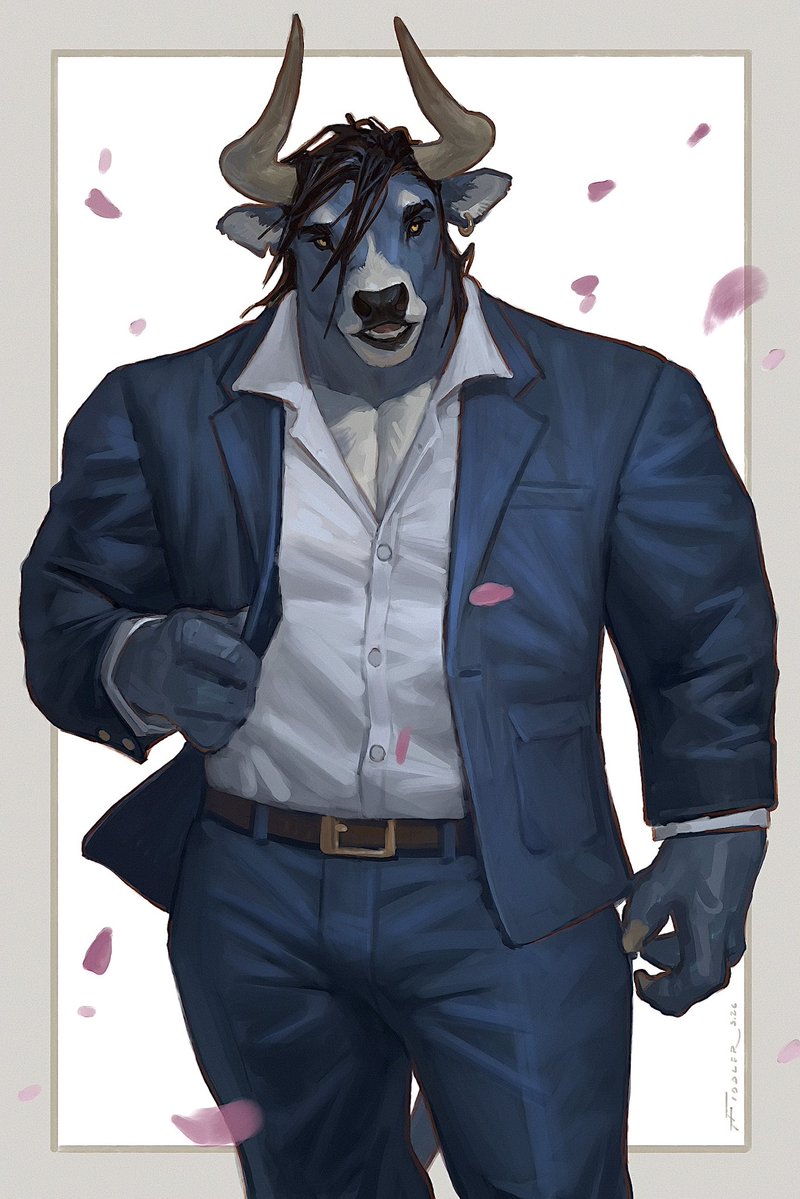 TFiddlerArt's tweet photo. Suit 🐮✨ https://t.co/DJTOaql1md