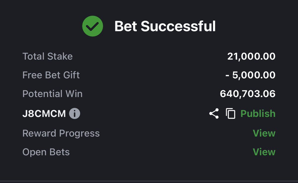 FoluboiNg's tweet photo. KING OF 20 ODDS 💥 https://t.co/l4ekcFqQPf
