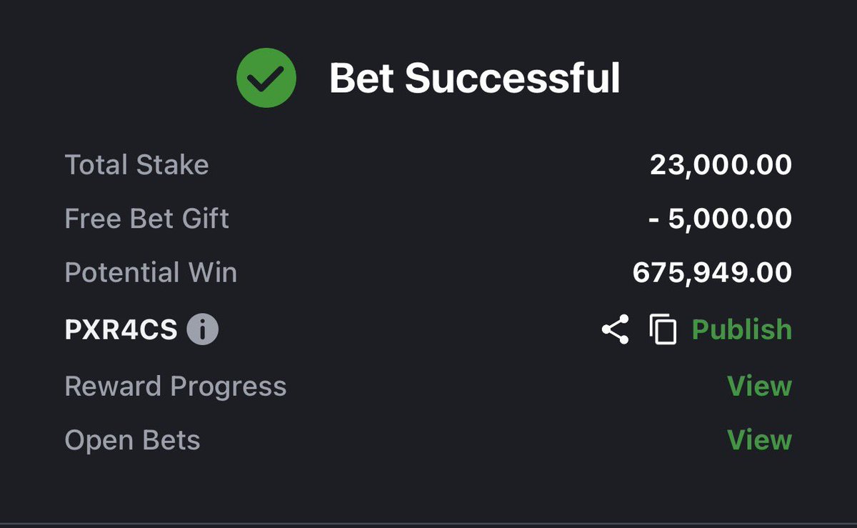 FoluboiNg's tweet photo. KING OF 20 ODDS 💥 https://t.co/l4ekcFqQPf