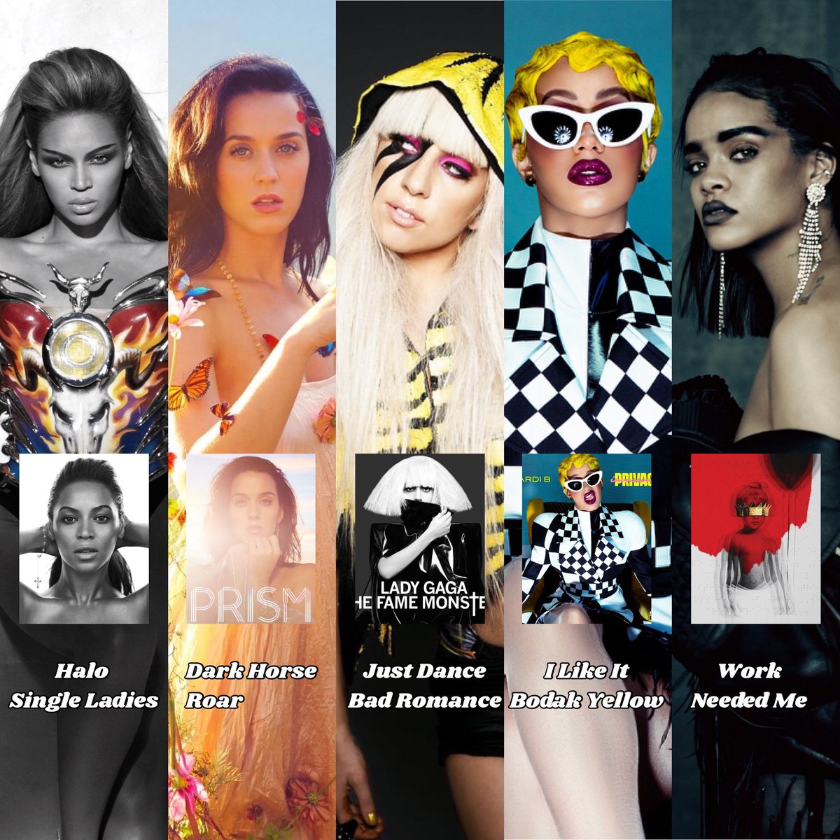 PopFusionHQ's tweet photo. Only female artists to have multiple songs from a single album certified 11× PLATINUM or higher by the RIAA: https://t.co/pANCF8Yv6m