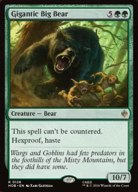 DimirUB's tweet photo. 【MTG x THE HOBBIT】
この呪文は打ち消されない。

呪禁、速攻
ーー 
WeeklyMTGより https://t.co/RFrut9uDN2