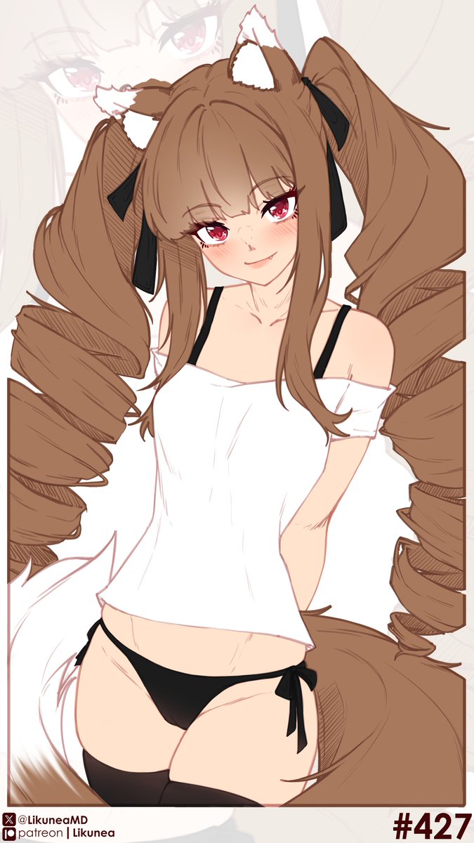 LikuneaMD's tweet photo. 🌾Day  427🌾                                                           

Early access to finished works and polls:                                https://t.co/YBAo1kxMf1 

#100日チャレンジ #daily_holo #holo #horo #spiceandwolf #狼と香辛料 #digitalart #digitalartwork #animegirl #nsfw