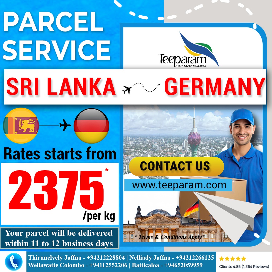 teeparamuk's tweet photo. Looking for a reliable courier partner from Sri Lanka to Germany? We provide efficient, secure, and hassle-free shipping solutions.
.
#GermanyShipping #ExportSriLanka #CargoService #InternationalShipping #Logistics #ExpressDelivery https://t.co/1hlpBy71Vz