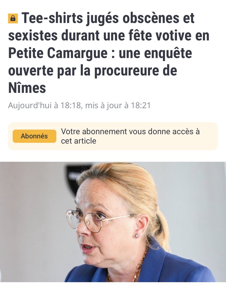 enavoiroupas's tweet photo. État partout, état nulle part…

Le même jour :

Guérande : l’Etat cède face à 280 caravanes malgré la volonté du maire. 

Vauvert : enquête ouverte par la procureure de Nîmes car un jeune portait lors d’une fête votive un tee-shirt avec une blague dessus https://t.co/2JPHCeyIlL