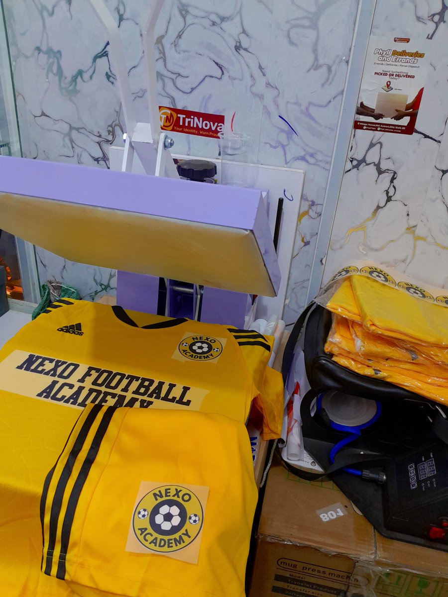 djeduhmaks's tweet photo. If this football academy owned by my good friend @Iamquiban can do branding and has trusted me to do the job then why would a whole premier league club not have simple branding?
Tell them about me, we even design high quality DTF stickers for Polyester jerseys. https://t.co/8qAKGhYRAI
