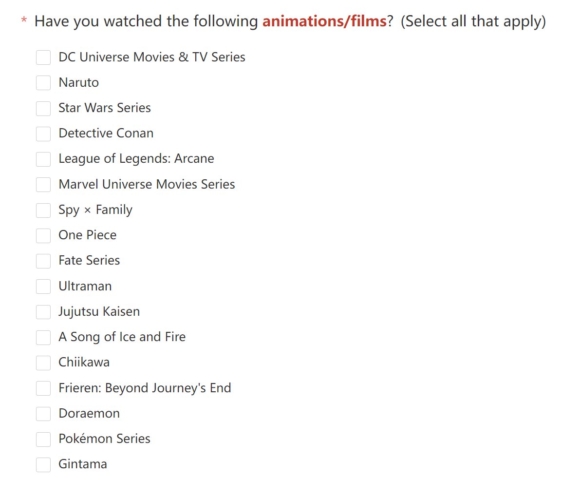 hubbowastaken's tweet photo. HSR asks about these anime/films in its returnee survey...

potential future collabs? https://t.co/UKQPgzzaPN